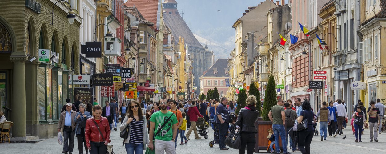 Brasov. Where some of the happiest Romanians live